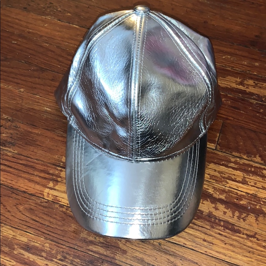 Silver Baseball Cap